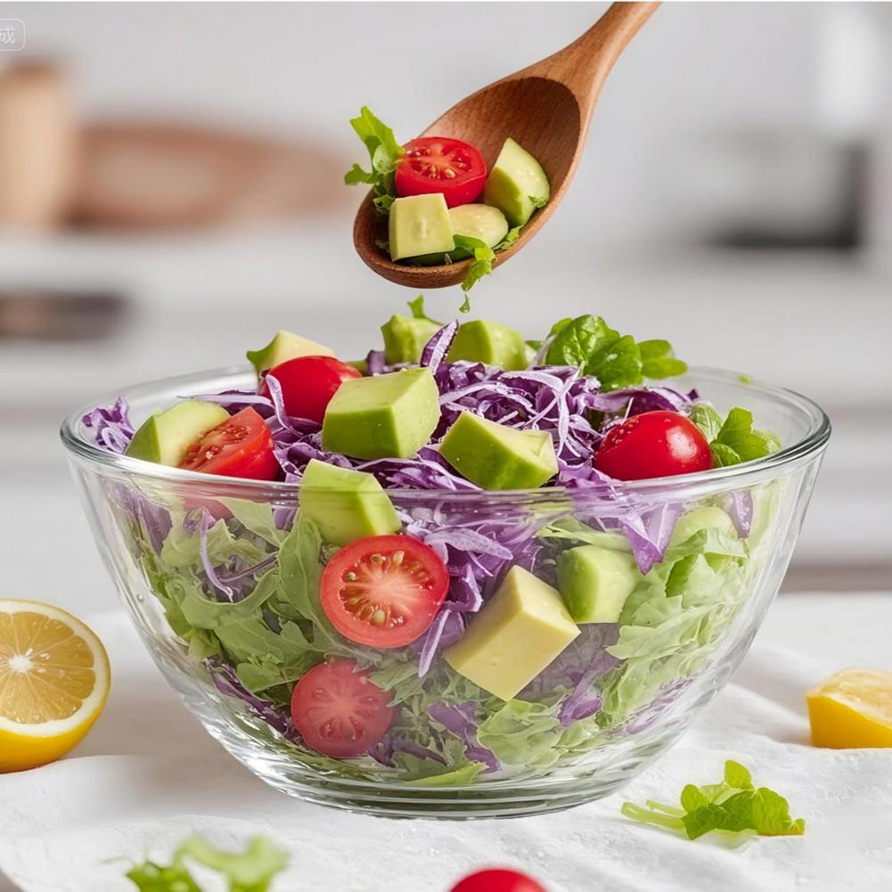 Party Bowl with Lid Glass Mixi - Meal Prep Oven Safe Containers ulasan dan harga