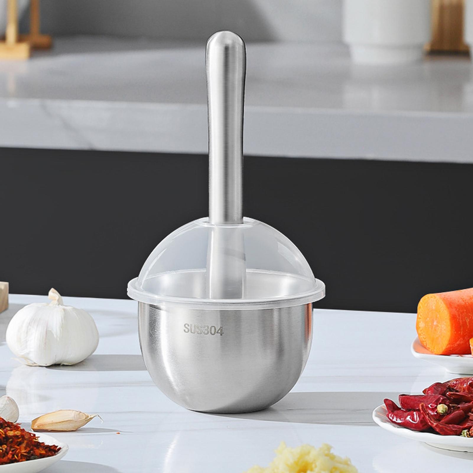 Garlic Crusher Stainless Steel - Meal Prep Manual ulasan dan harga