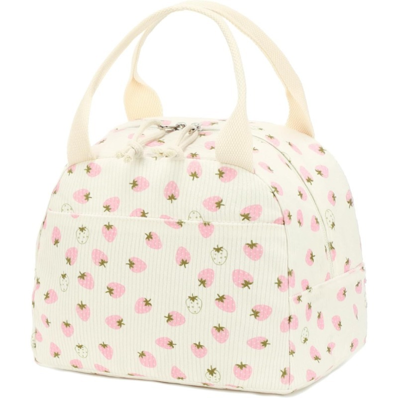 Cute Corduroy Lunch Bag for Wo - Meal Prep Fit ulasan dan harga
