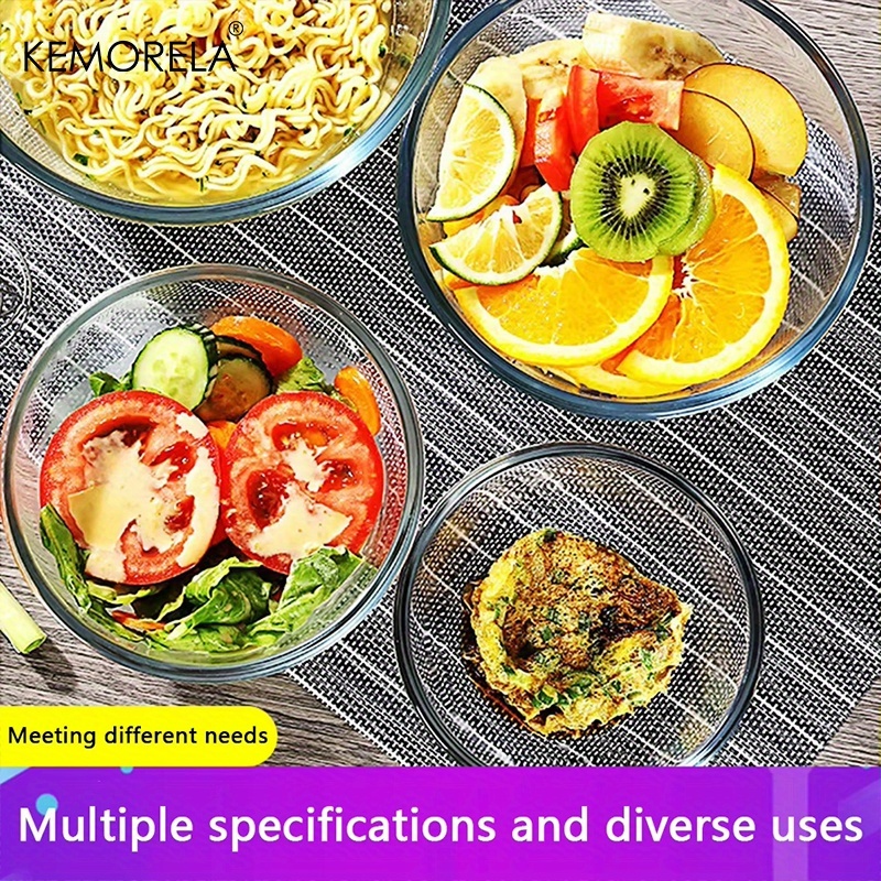 1PCS Deep Mixing Bowl - Heavy- - Meal Prep Glass Containers Oven Safe ulasan dan harga