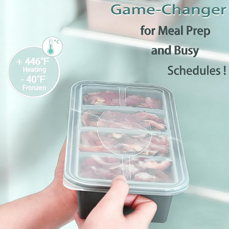 Silicone Freezer Molds Ice Cub - Meal Prep Oven Safe Containers ulasan dan harga