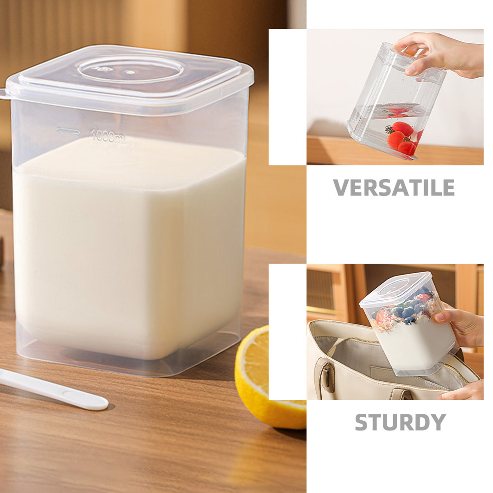 Plastic Clear Yogurt Storage B - Meal Prep Yogurt Containers ulasan dan harga