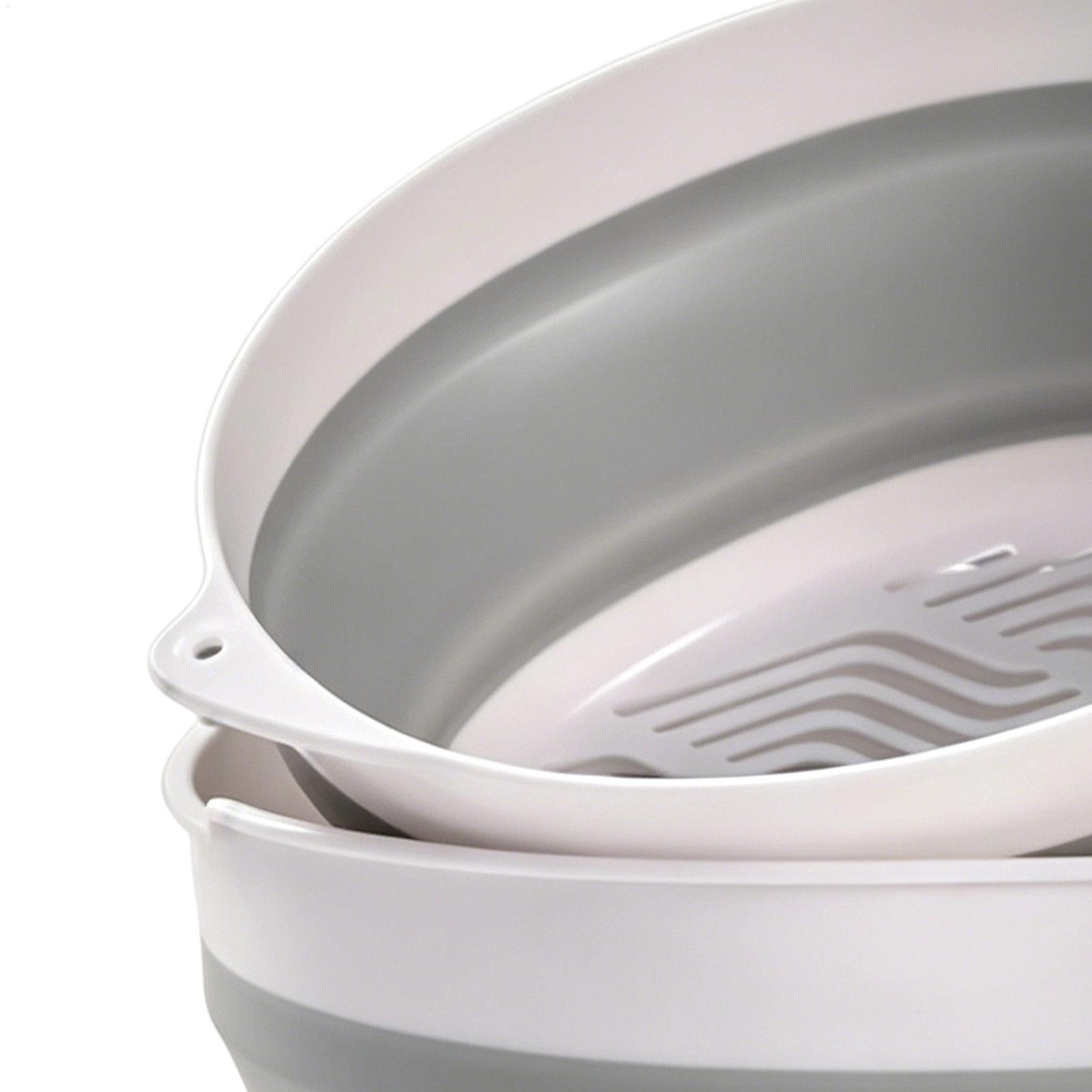 Foldable Strainer Double-Layer - Meal Prep For Office ulasan dan harga