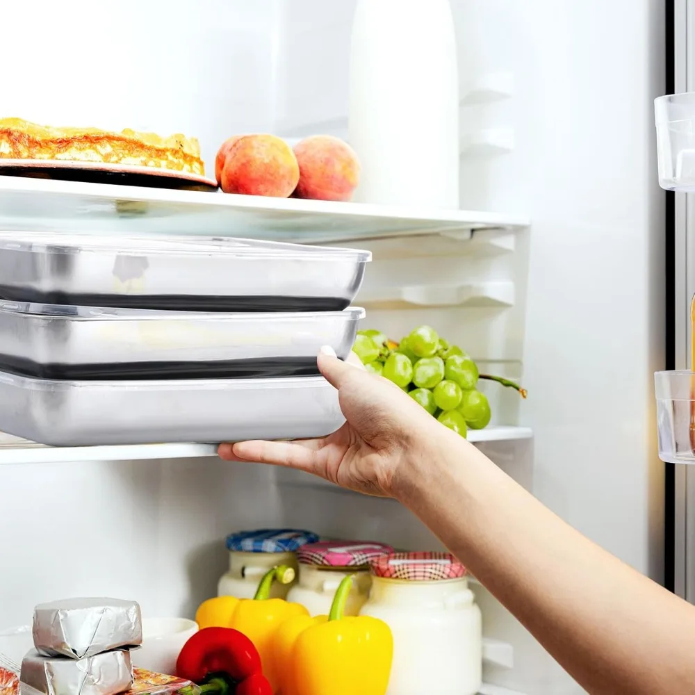 12PC Stainless Steel Food Cont - Meal Prep Oven Safe Containers ulasan dan harga