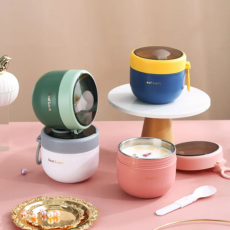 600ml/800ml  Breakfast Cups wi - Meal Prep Yogurt Containers ulasan dan harga