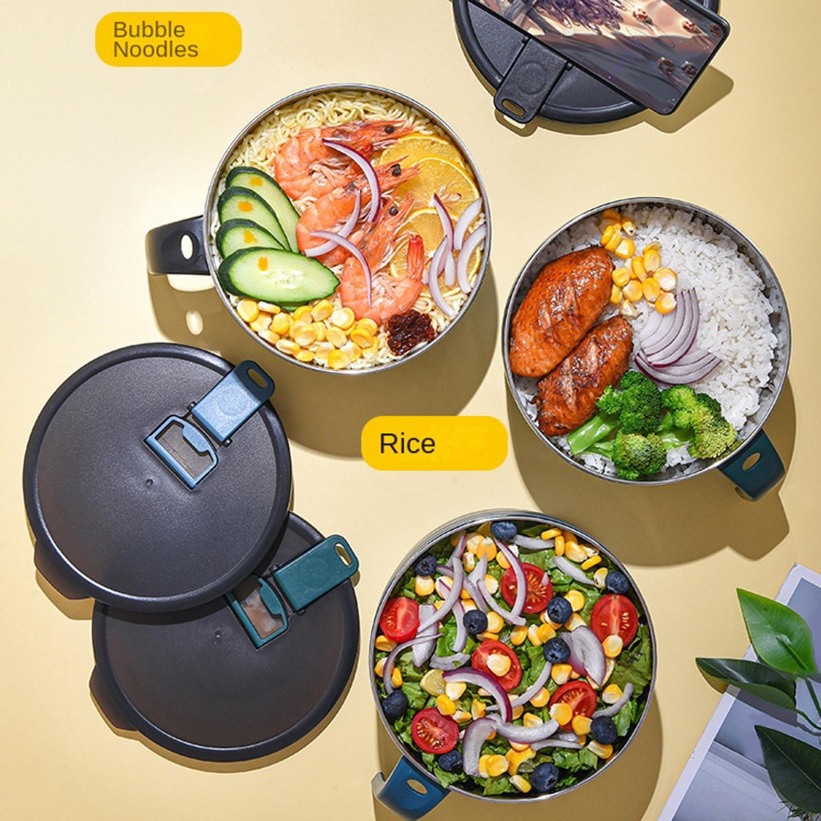 Soup Bowls With Lids Large Mea - Meal Prep For Office ulasan dan harga
