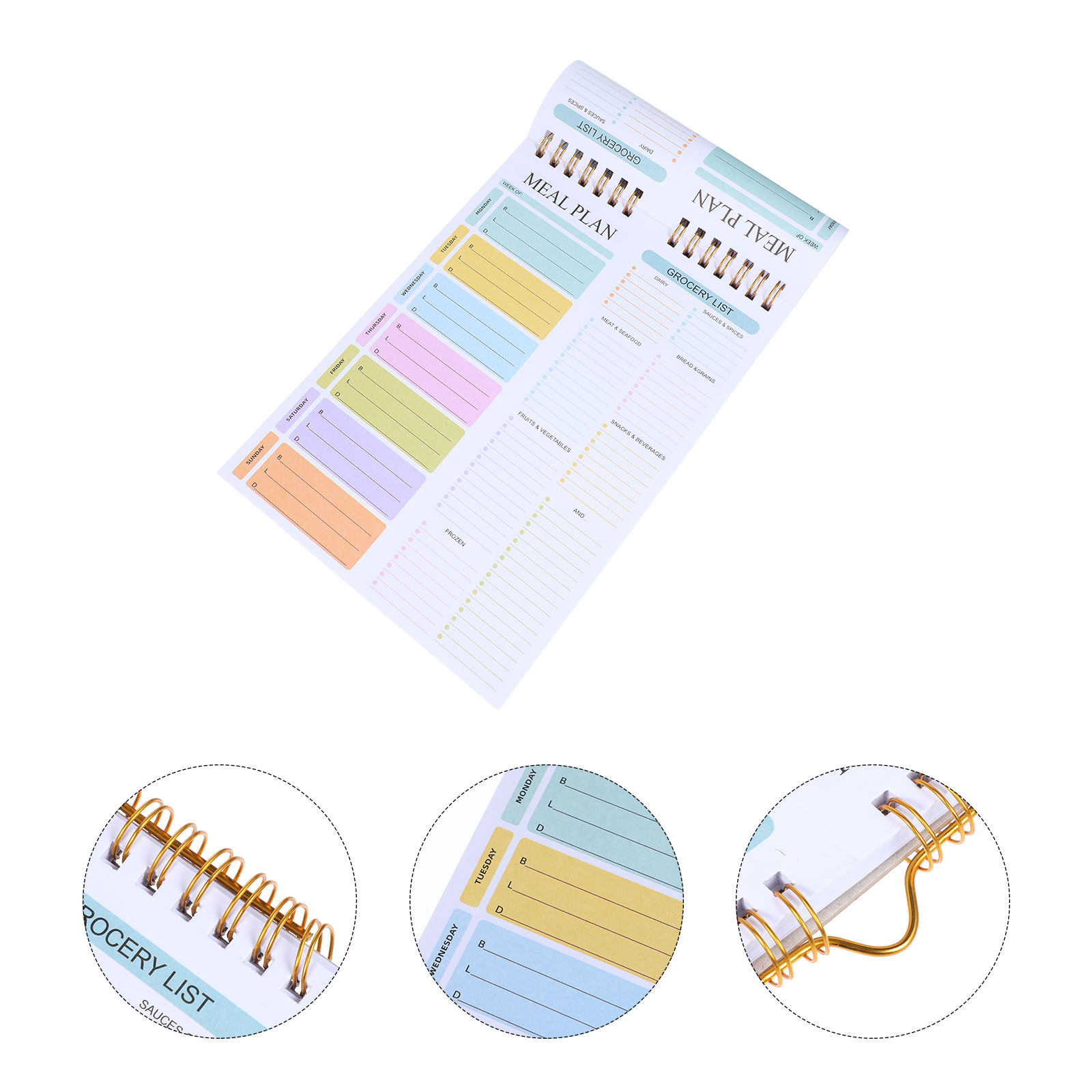 52Sheets Meal Planner Notebook - Meal Prep Grocery List ulasan dan harga