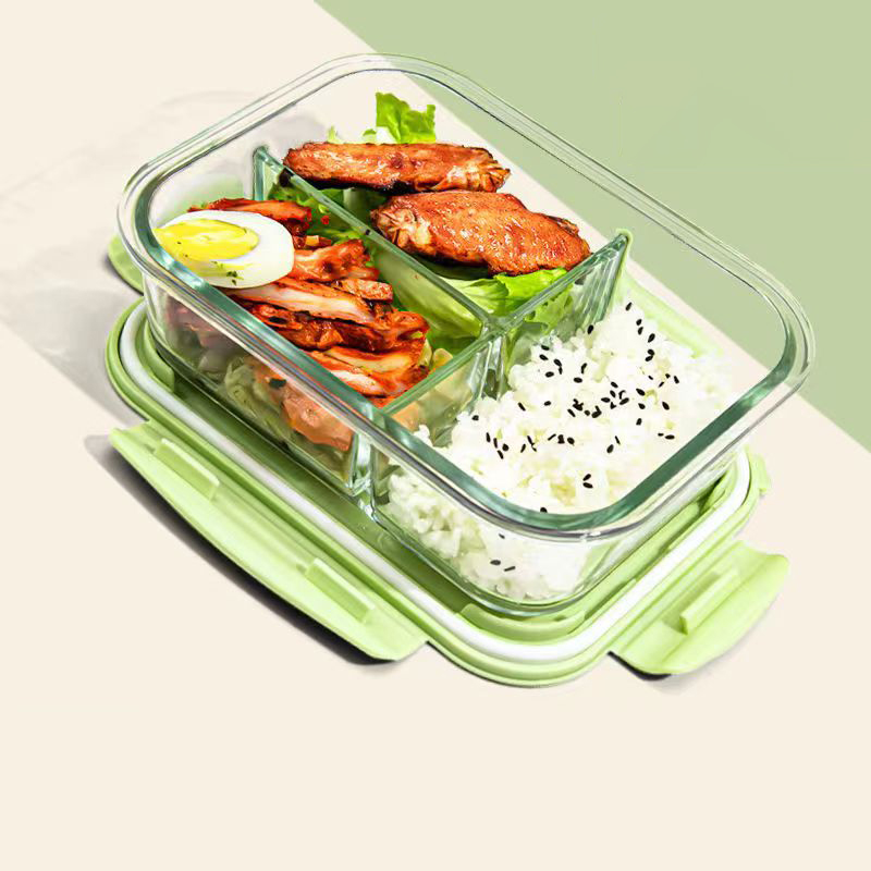 High quality Lunch Box Glass 1 - Meal Prep Glass Containers Oven Safe ulasan dan harga