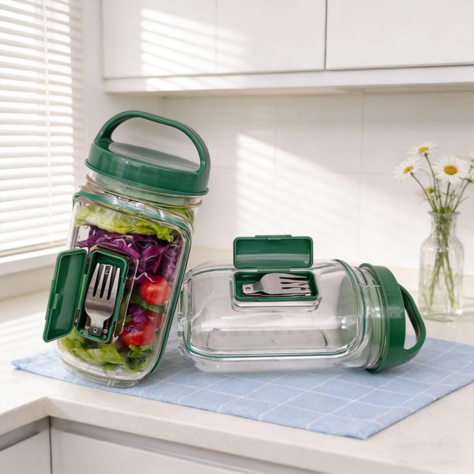 1000ml Leakproof Salad Contain - Meal Prep For Office ulasan dan harga