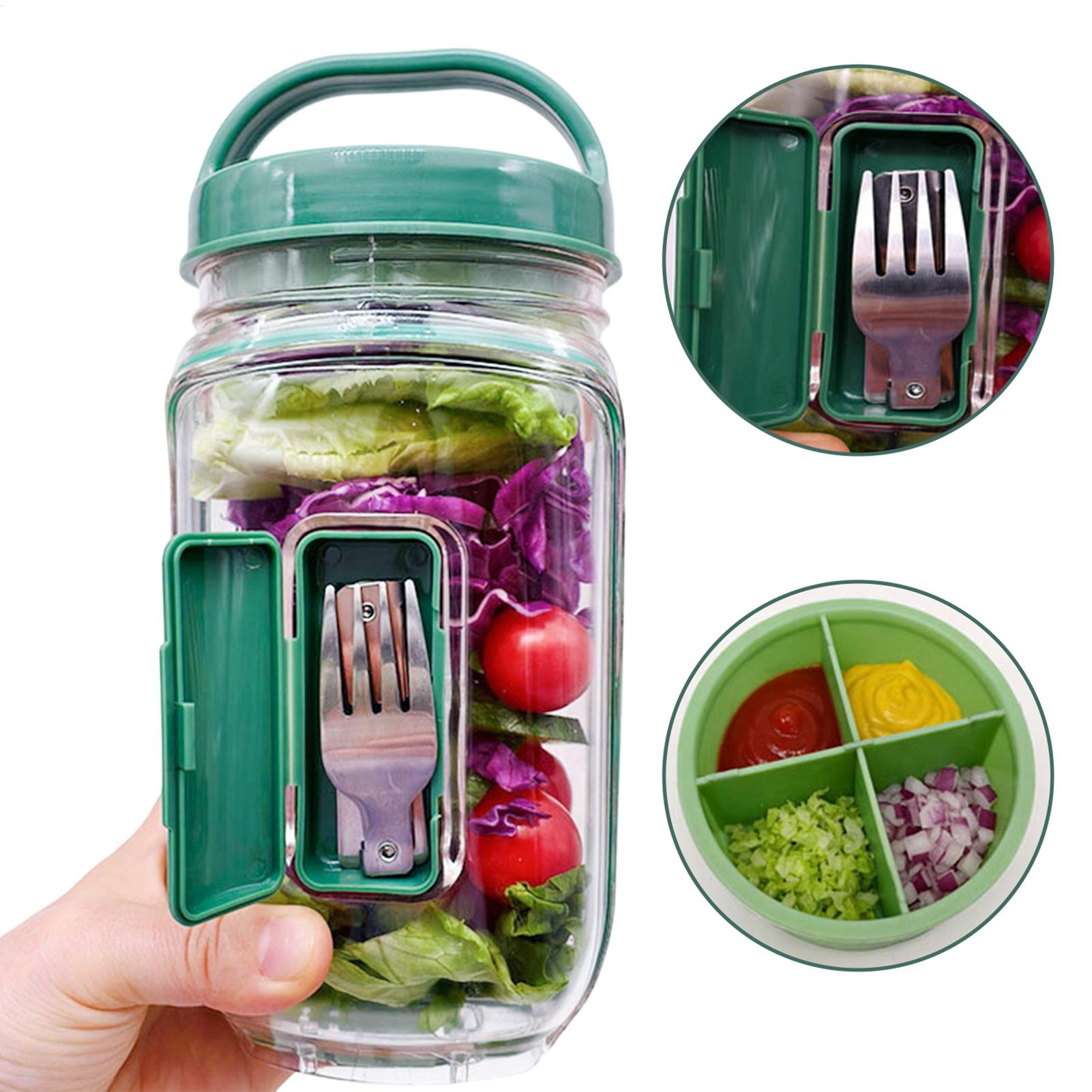 1000ml Leakproof Salad Contain - Meal Prep For Office ulasan dan harga