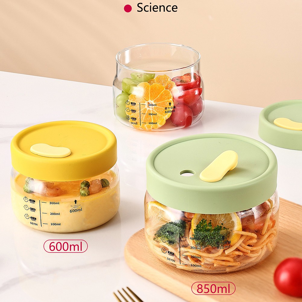 600-850ml Glass Food Storage C - Meal Prep Glass Containers Oven Safe ulasan dan harga