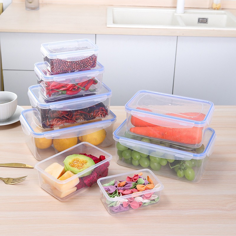 Rectangular Airtight Plastic L - Meal Prep For Office ulasan dan harga