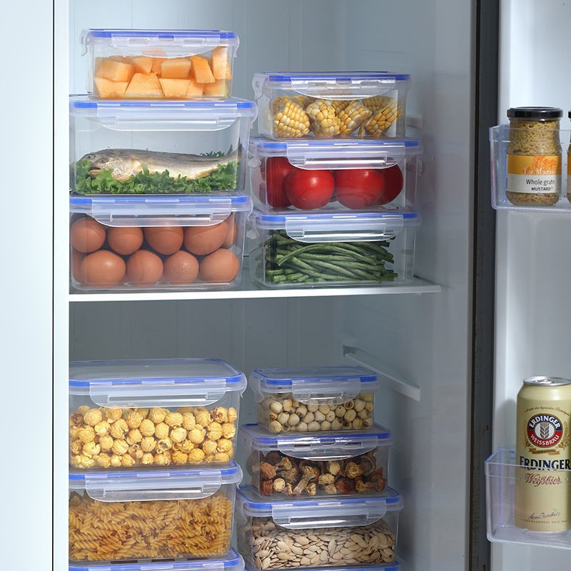 Rectangular Airtight Plastic L - Meal Prep For Office ulasan dan harga