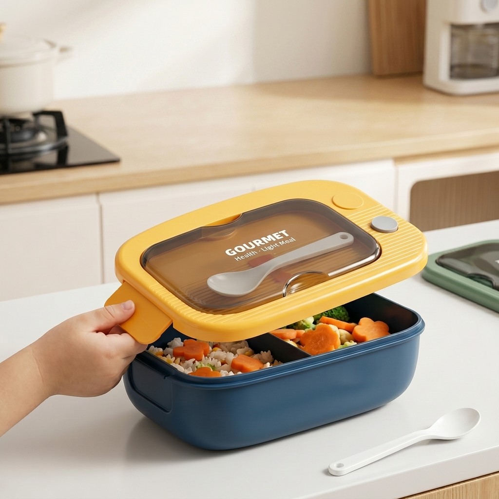 Microwavable Plastic Bento Box - Meal Prep List ulasan dan harga