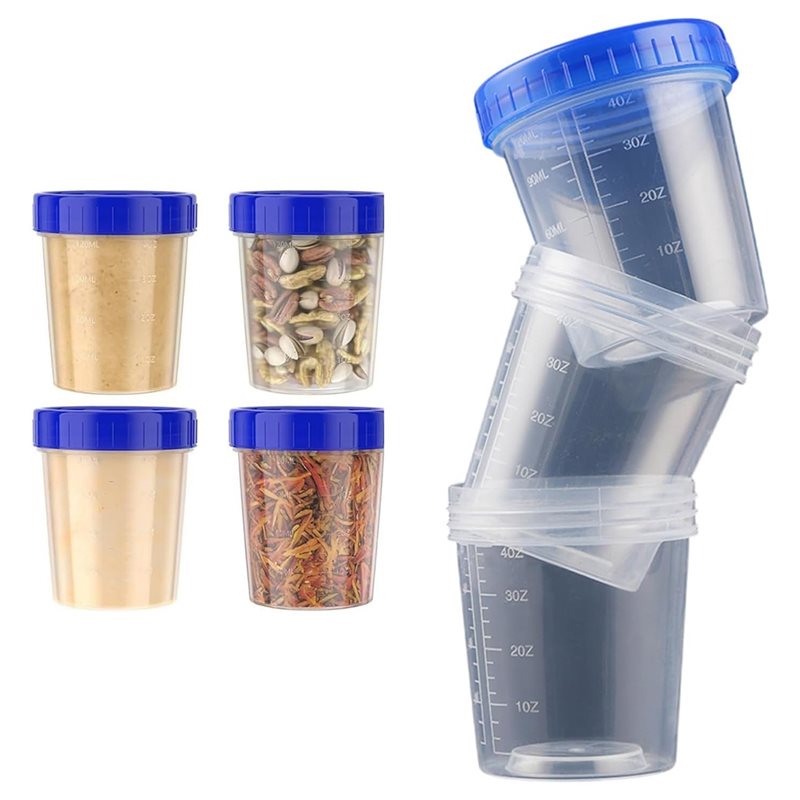 EYFL-For Condiments, Sauces Tr - Meal Prep Jars With Lids ulasan dan harga