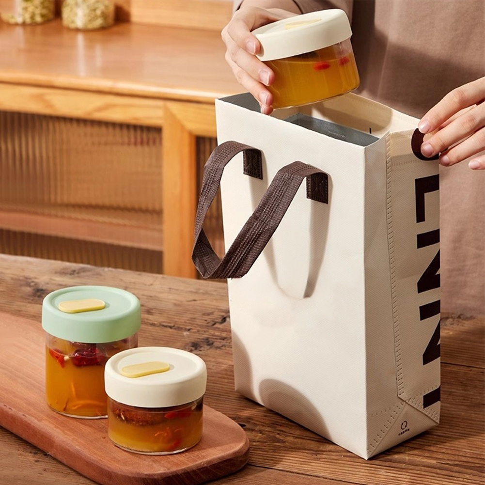 Clear Glass Jars Bone Broth Fr - Meal Prep Oven Safe Containers ulasan dan harga