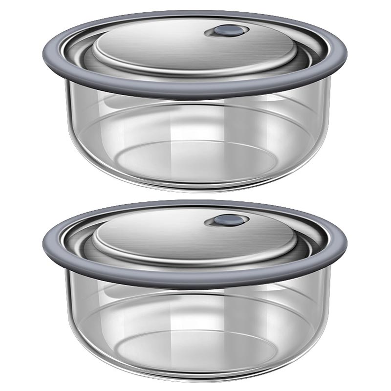 New Thicken High Borosilicate  - Meal Prep Glass Containers Oven Safe ulasan dan harga
