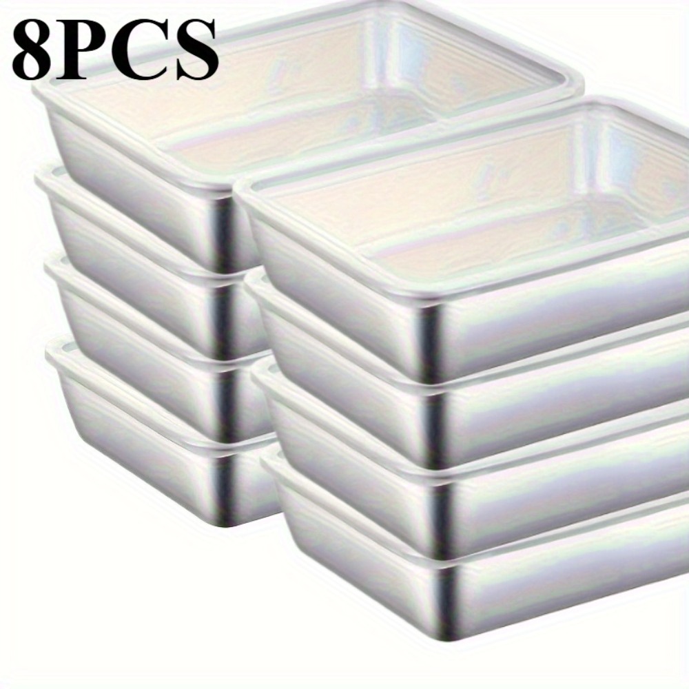8-Piece Stainless Steel Food C - Meal Prep Containers Xl ulasan dan harga