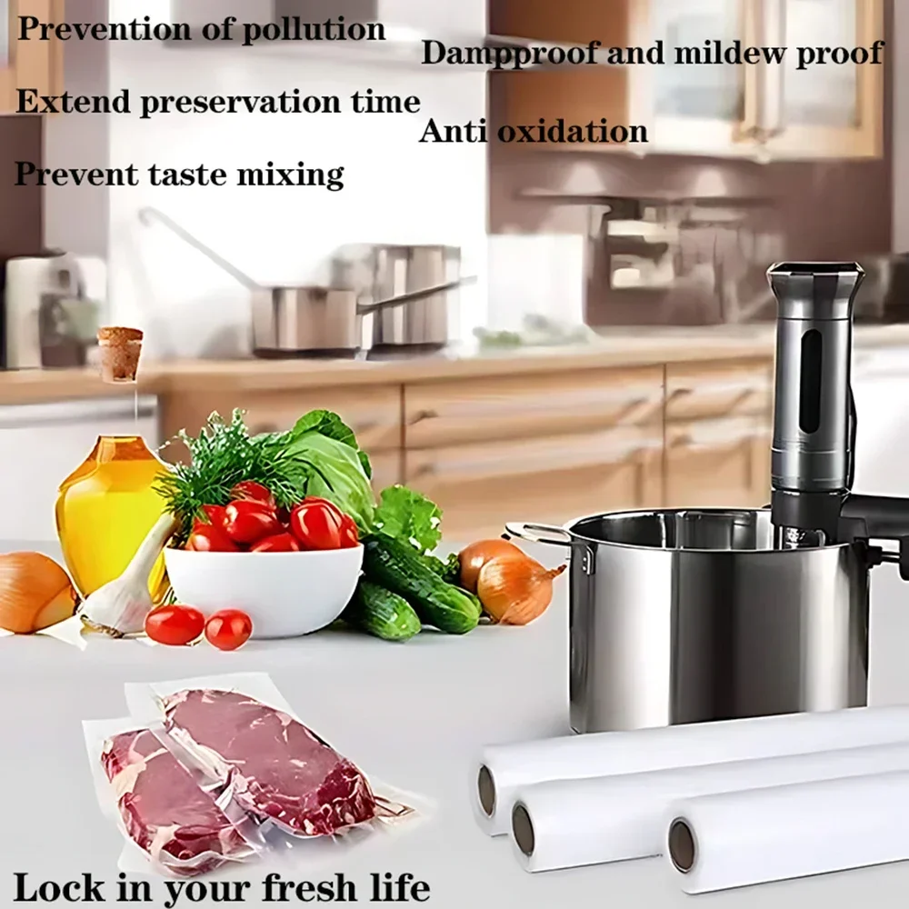 1 Roll Vacuum Bags For Food,Va - Meal Prep Fit ulasan dan harga