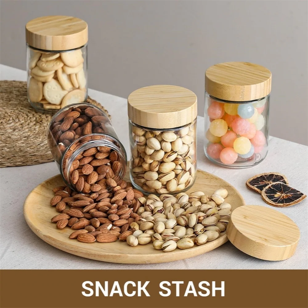 yes4 pack 16oz Overnight Oats  - Meal Prep Jars With Lids ulasan dan harga