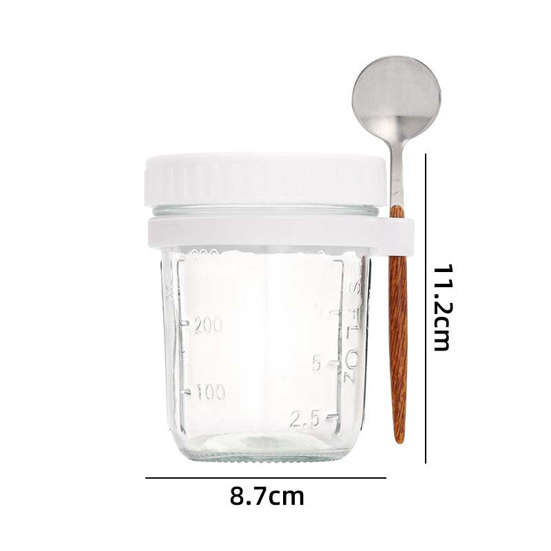 Overnight Oats Container with  - Meal Prep Yogurt Containers ulasan dan harga