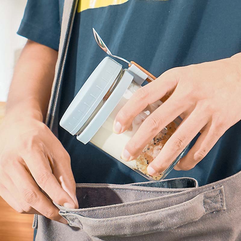 Overnight Oats Container with  - Meal Prep Yogurt Containers ulasan dan harga