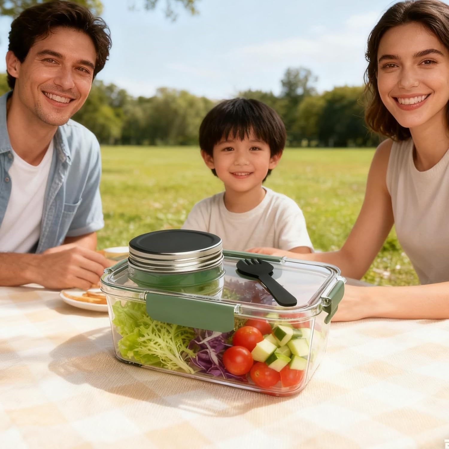 Solar Pod Jar Food Storage Con - Meal Prep Jars With Lids ulasan dan harga