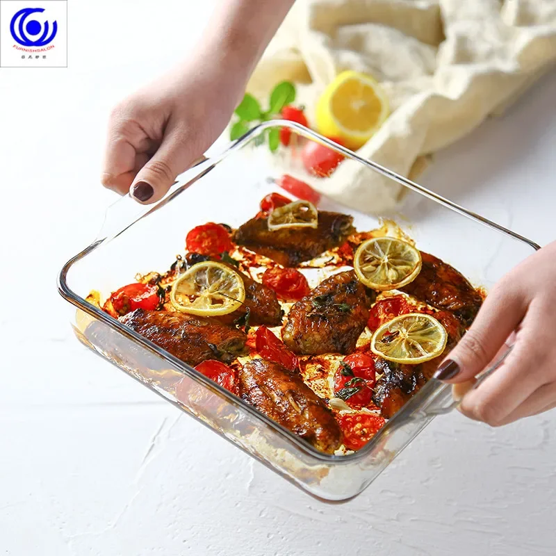 Large Capacity Toughened Glass - Meal Prep Glass Containers Oven Safe ulasan dan harga
