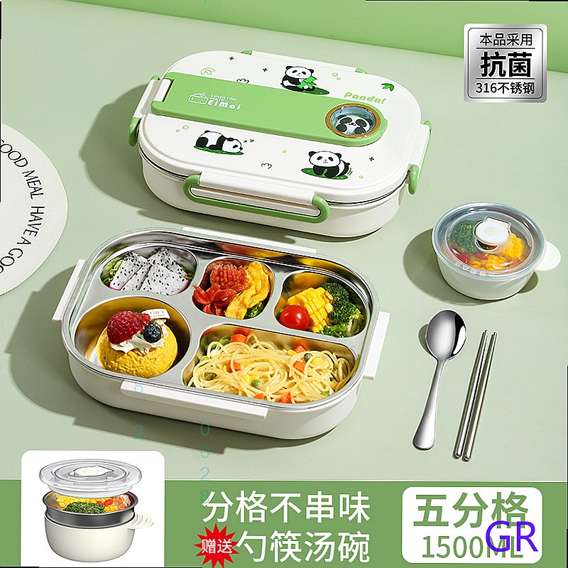 316 Stainless Steel Panda Bent - Stainless Bento Box ulasan dan harga