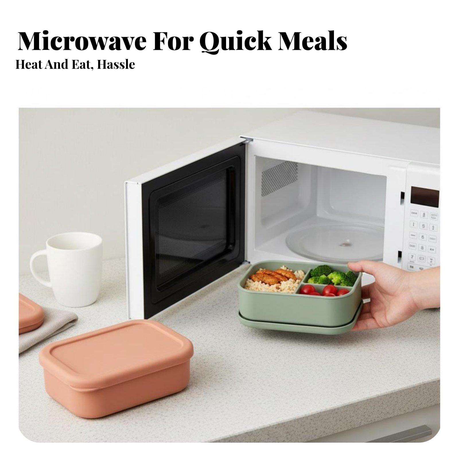 Food Grade Silicone Lunch Box, - Meal Prep For Office ulasan dan harga
