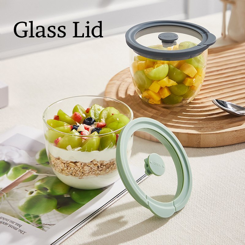 Glass Overnight Oats Container - Meal Prep Yogurt Containers ulasan dan harga