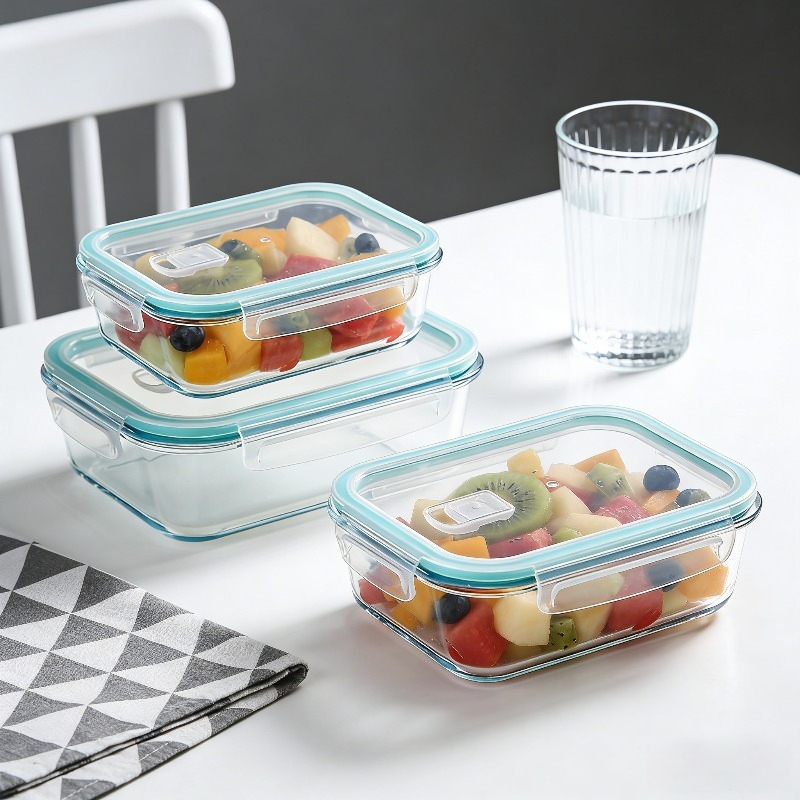 High Borosilicate Glass Lunch  - Meal Prep Glass Containers Oven Safe ulasan dan harga