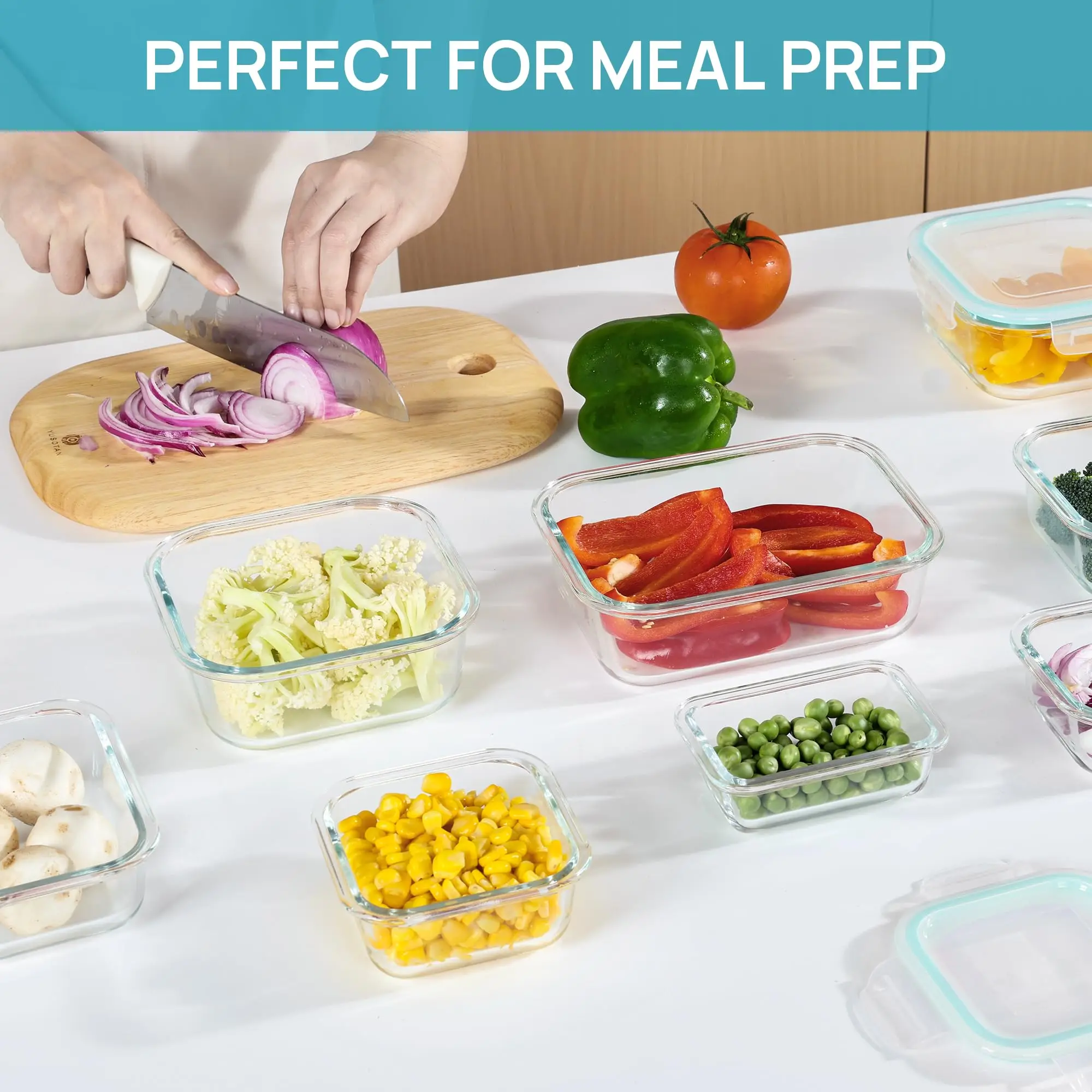 Glass Lunch Box Food Storage C - Meal Prep Glass Containers Oven Safe ulasan dan harga