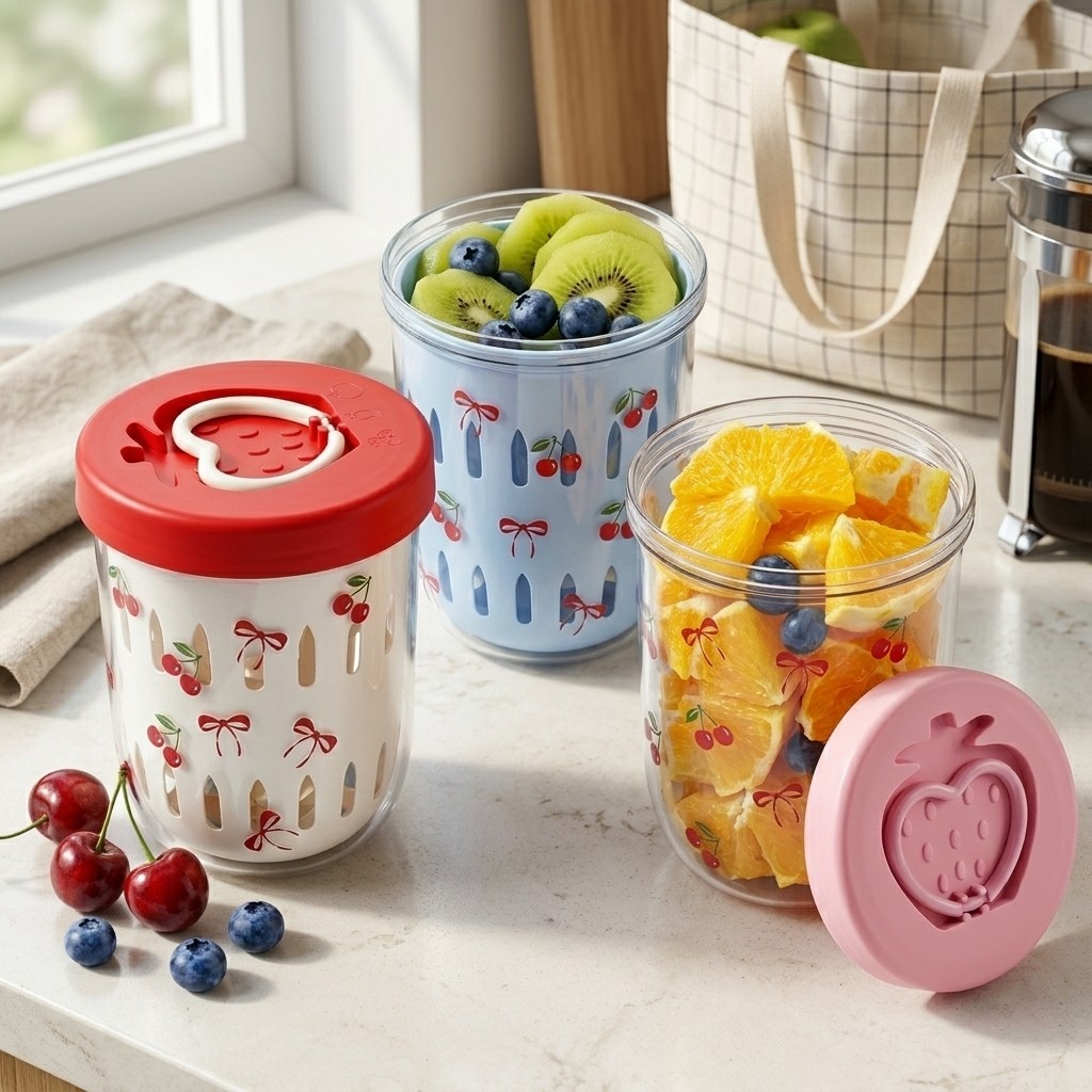 Plastic Salad Container with L - Meal Prep Yogurt Containers ulasan dan harga
