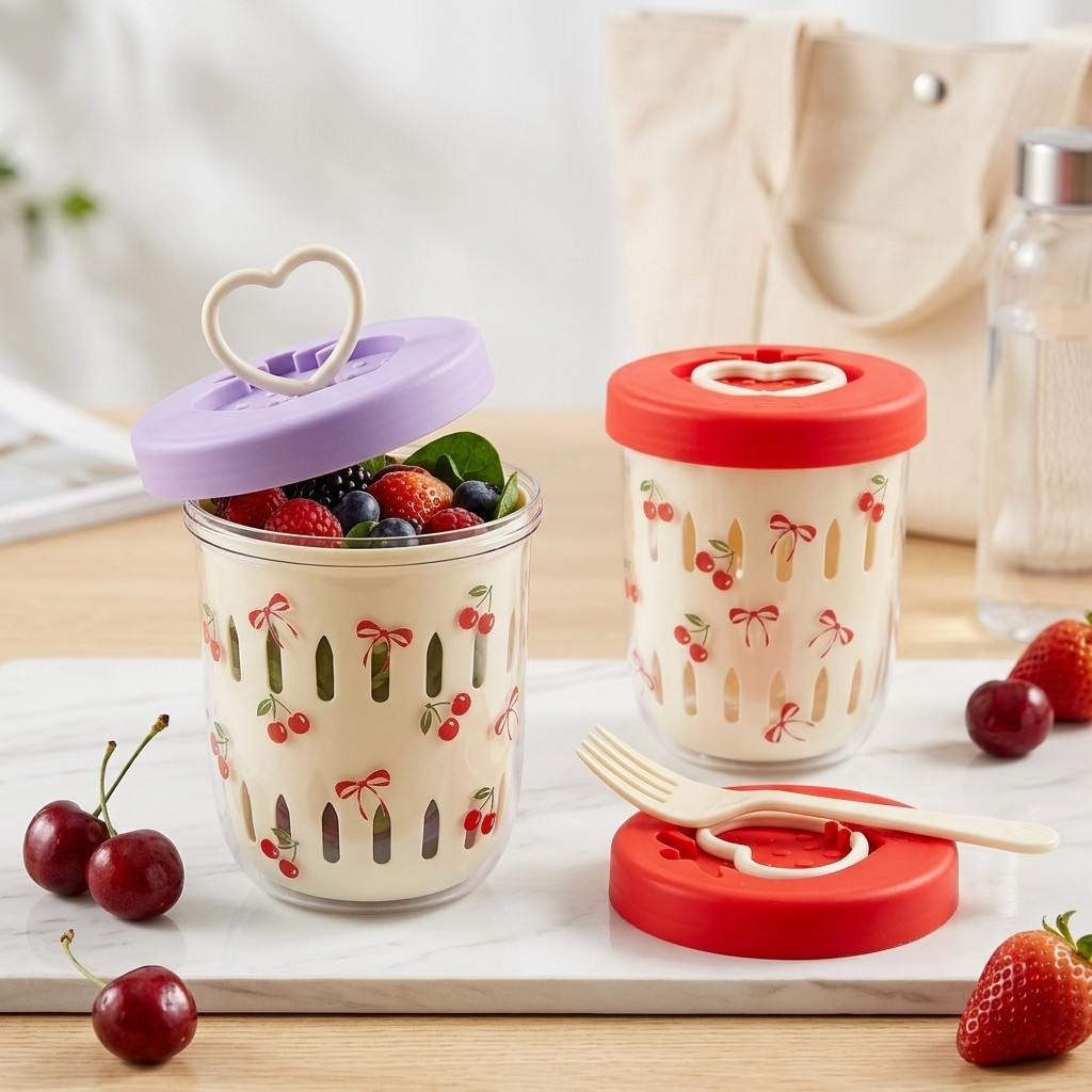 Plastic Salad Container with L - Meal Prep Yogurt Containers ulasan dan harga