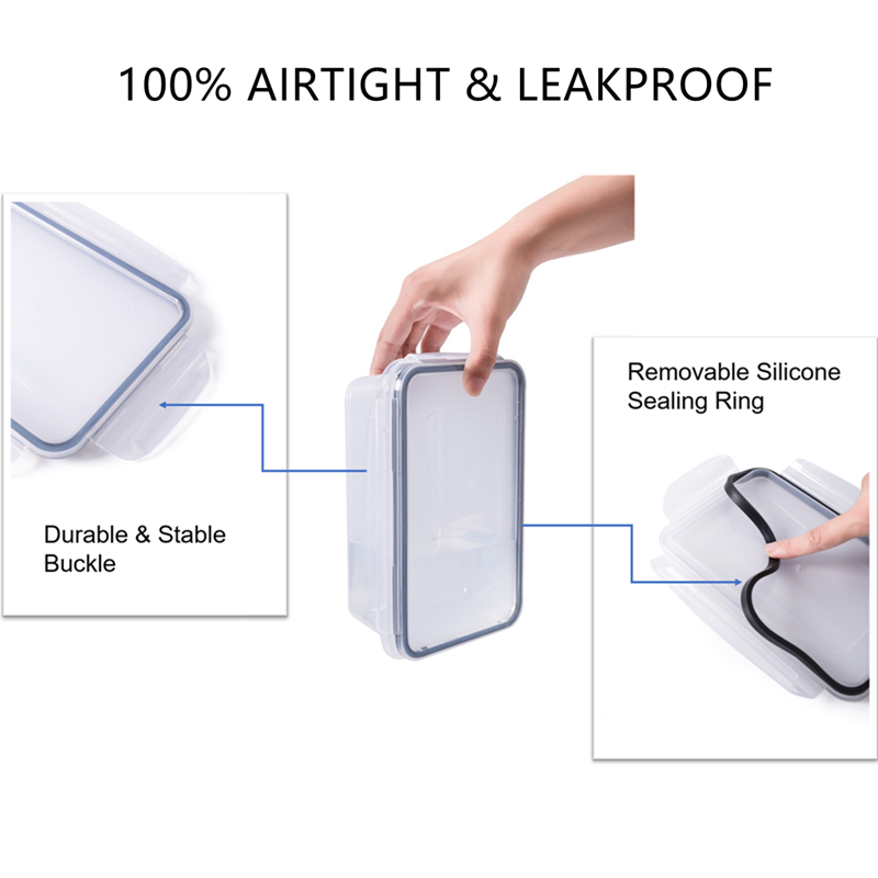 Food Containers with Airtight  - Meal Prep Containers Xl ulasan dan harga