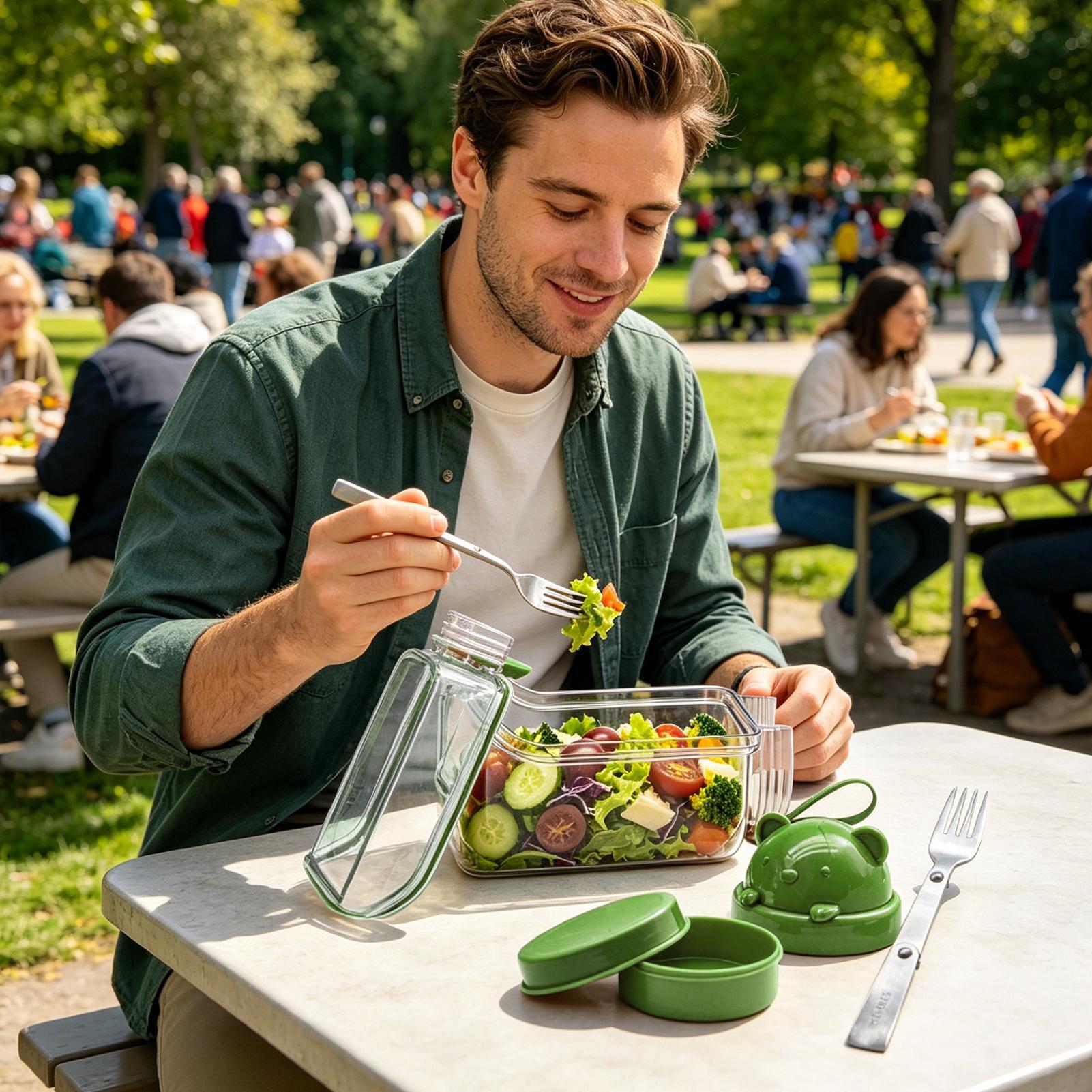 Meal Prep Jars Portable Leak-P - Meal Prep Gym ulasan dan harga