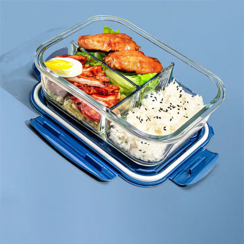 New style Lunch Box Glass 1050 - Meal Prep Glass Containers Oven Safe ulasan dan harga