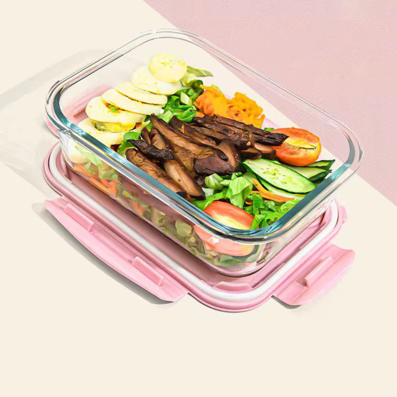 New style Lunch Box Glass 1050 - Meal Prep Glass Containers Oven Safe ulasan dan harga