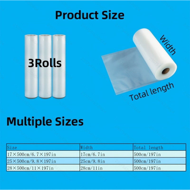 3-Pack Vacuum Seal Roll Bags:  - Meal Prep Fit ulasan dan harga