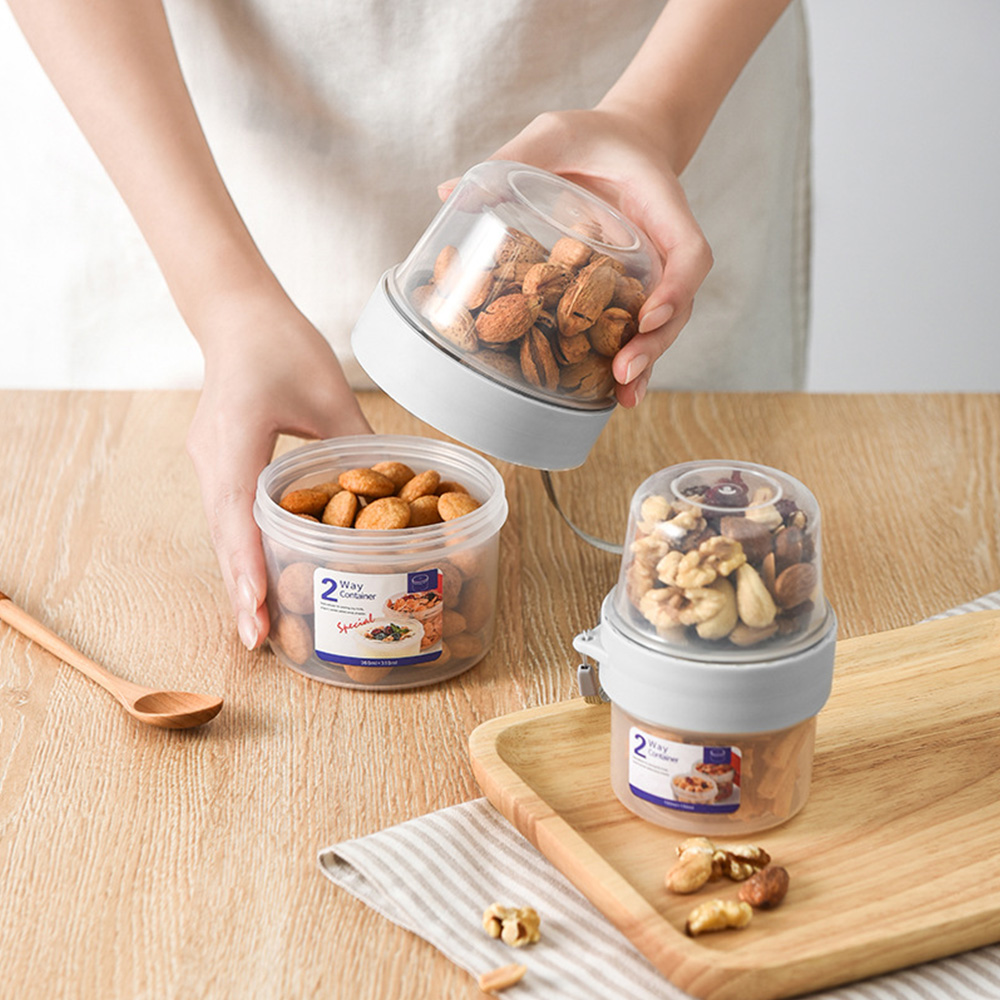 2Layer Yogurt Salad Sealed Box - Meal Prep Yogurt Containers ulasan dan harga