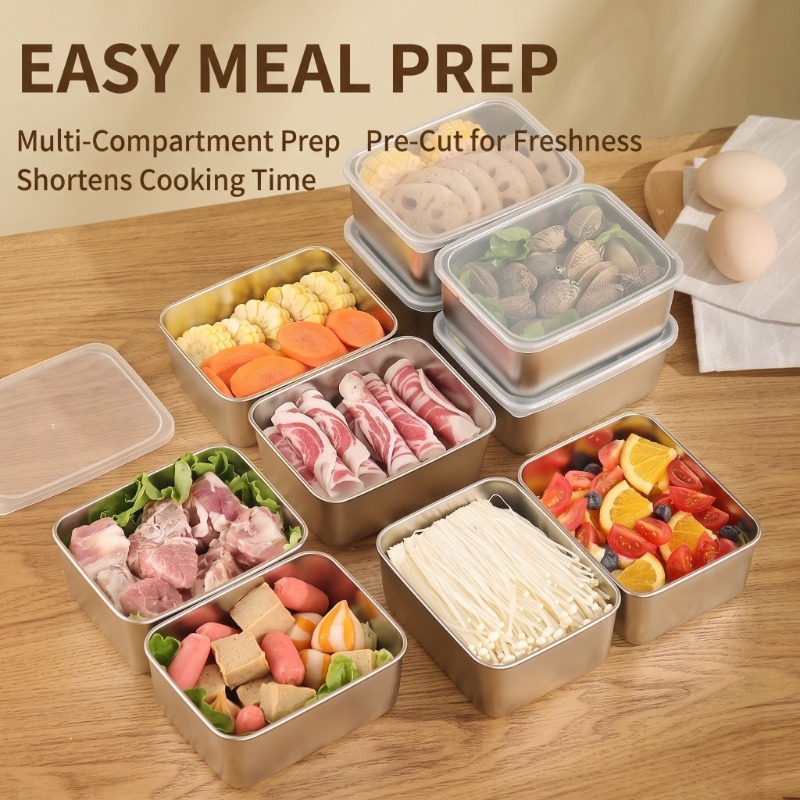 Stainless Steel Food Storage C - Meal Prep For Office ulasan dan harga