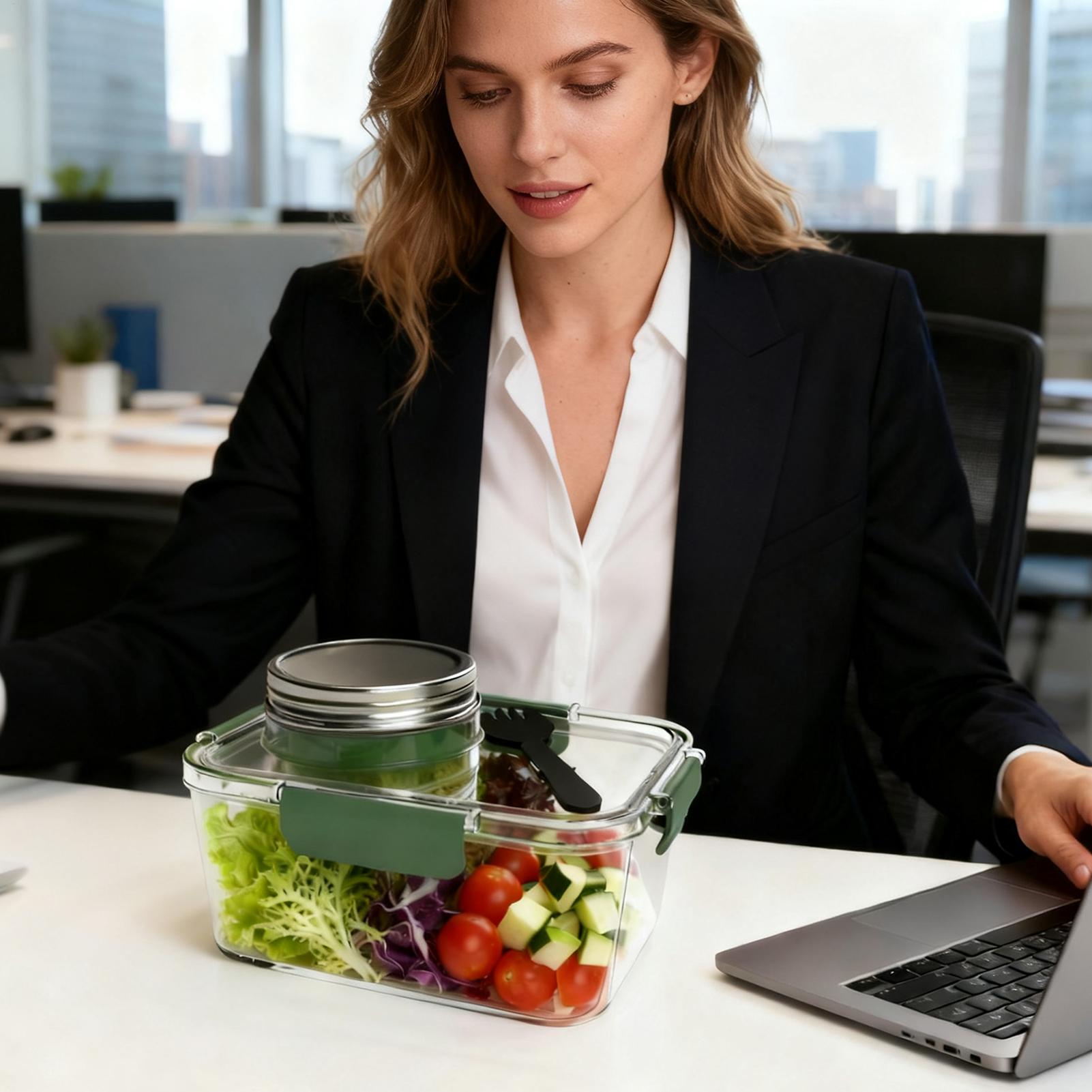 Salad Container 2.5 Oz Food St - Meal Prep For Office ulasan dan harga