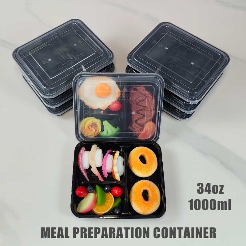 3-Compartment 34 Oz/1000 Ml, 1 - Meal Prep List ulasan dan harga