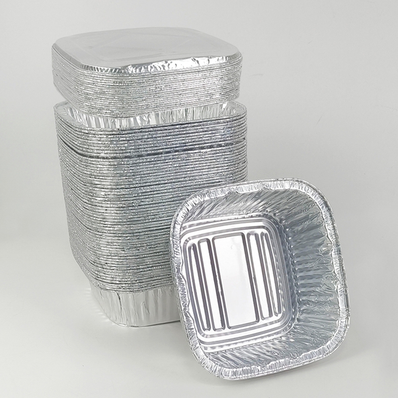 Square 950ml Aluminum Foil Pan - Meal Prep Oven Safe Containers ulasan dan harga