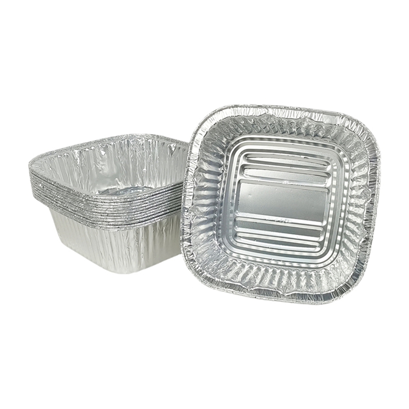 Square 950ml Aluminum Foil Pan - Meal Prep Oven Safe Containers ulasan dan harga