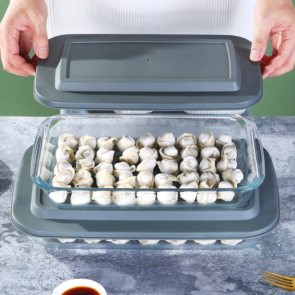 Durable Rectangular Glass Baki - Meal Prep Glass Containers Oven Safe ulasan dan harga