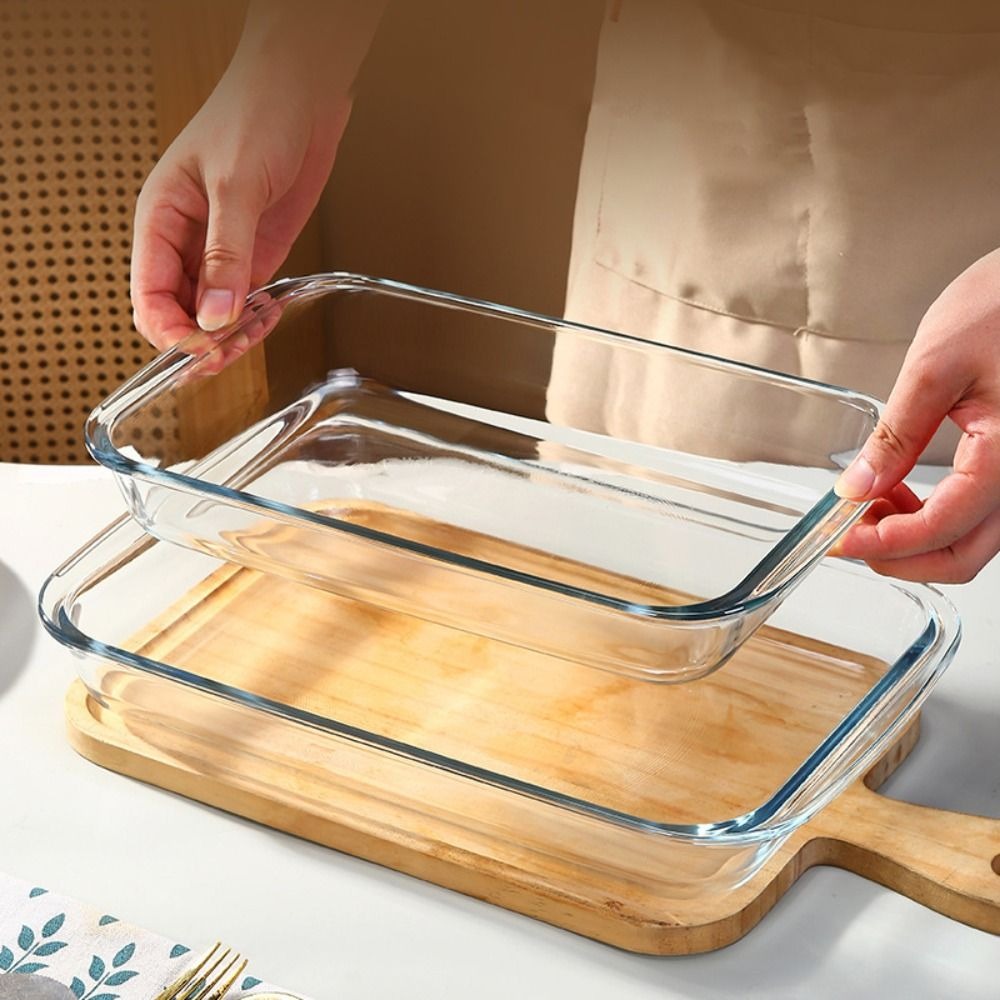 Durable Rectangular Glass Baki - Meal Prep Glass Containers Oven Safe ulasan dan harga